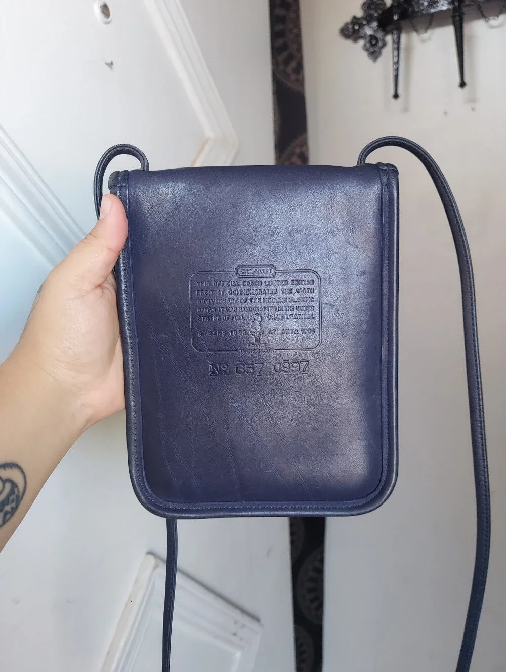 Vintage Coach Limited Edition Blue 1996 Atlanta Olympics Tourist Pouch💙💙